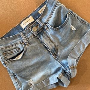 Pac Sun Denim Shorts Size 25 - Washed and Gently Worn